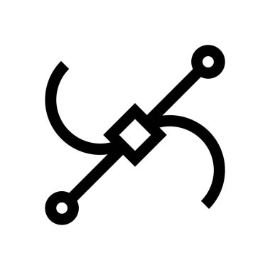 Kalem aracı mini çizgi, simgesi