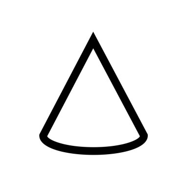 Üç boyutlu şekil mini çizgi, simgesi