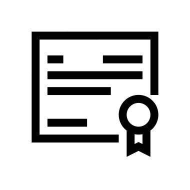 Diploma mini satırı simgesi