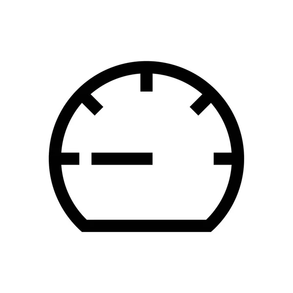 Snelheid mini lijn pictogram — Stockvector