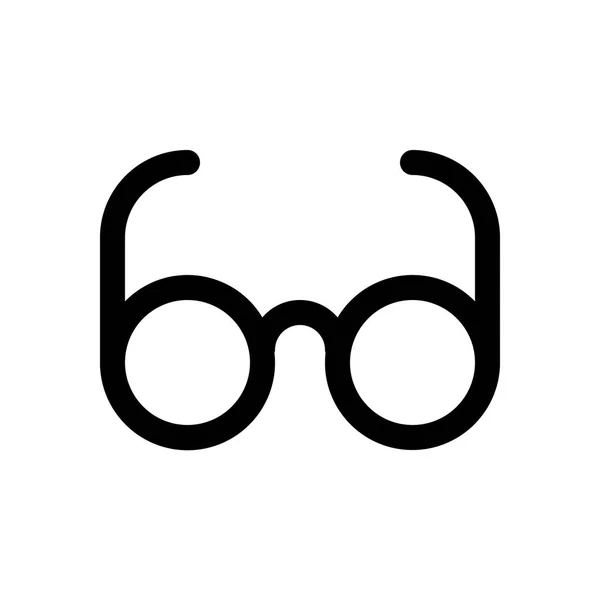 Gözlük mini çizgi, simgesi — Stok Vektör