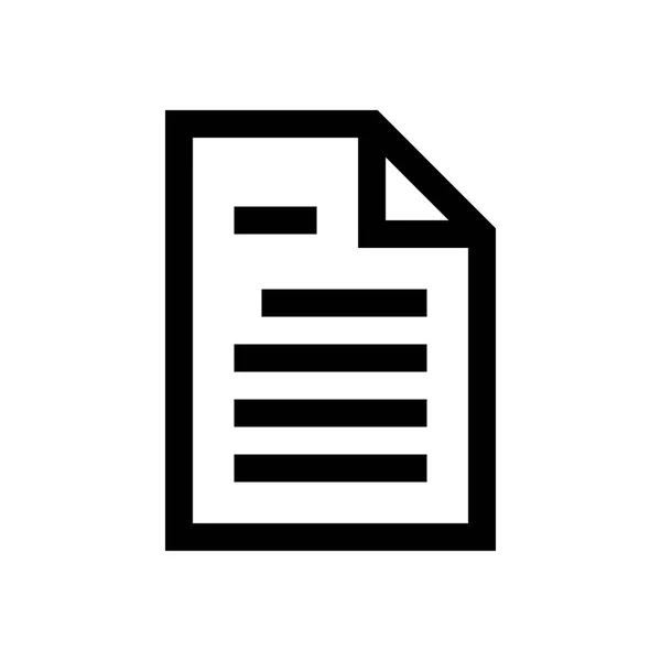 Documento, mini linha de exame, ícone —  Vetores de Stock