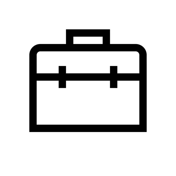 Školní batoh mini line, ikona — Stockový vektor