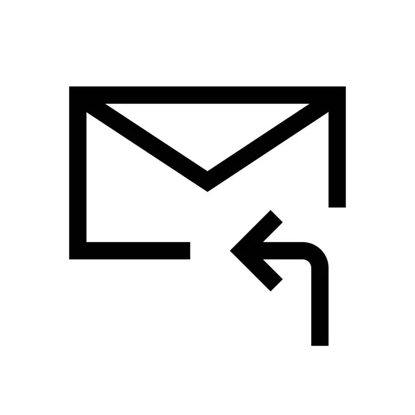Poczta, e-mail mini linia — Wektor stockowy
