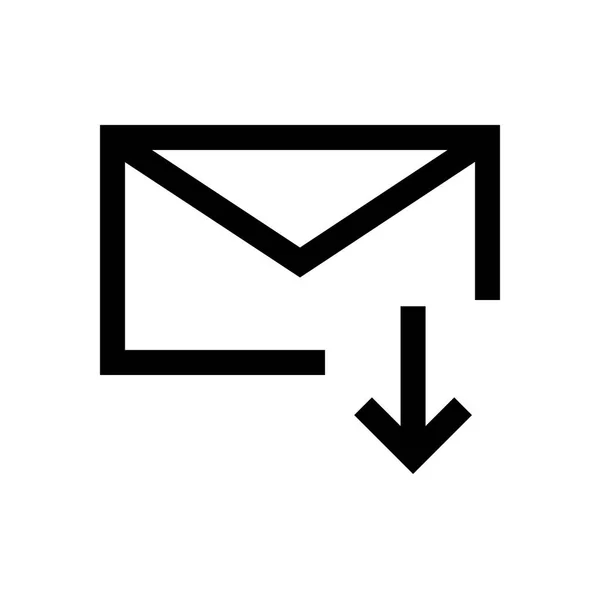 Mail, email mini ligne — Image vectorielle