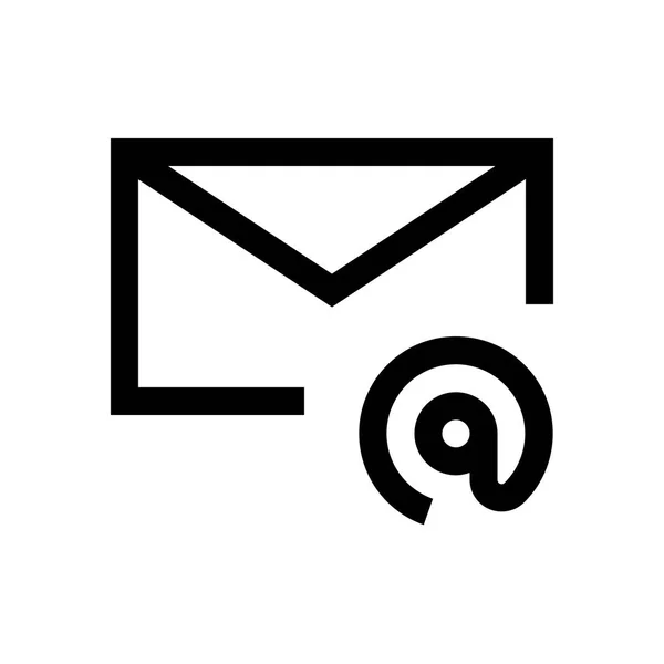 Пошта, міні-рядок електронної пошти — стоковий вектор