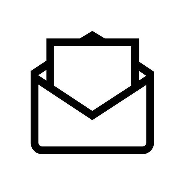 Mail, e-mail mini lijn — Stockvector