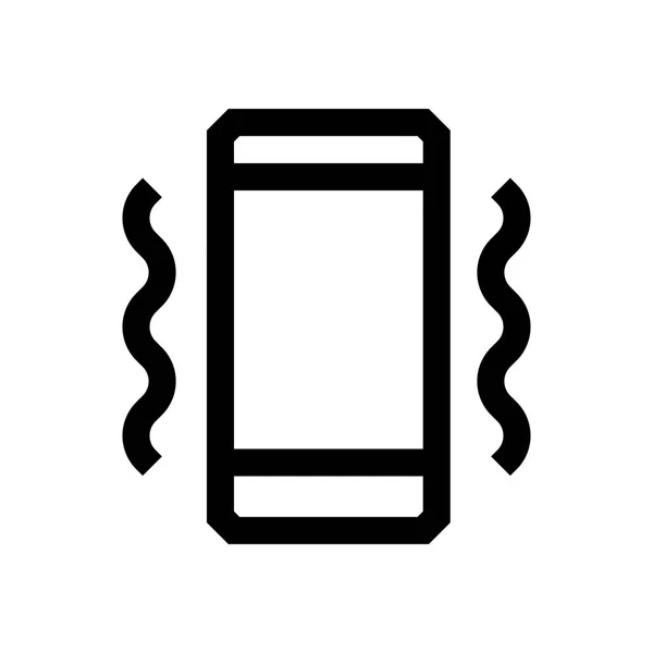 Mobile phone mini line, icon — Stock Vector