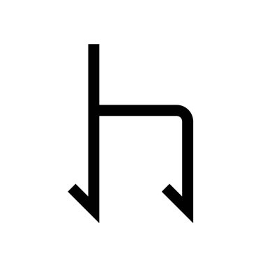 Ok mini satırı simgesi