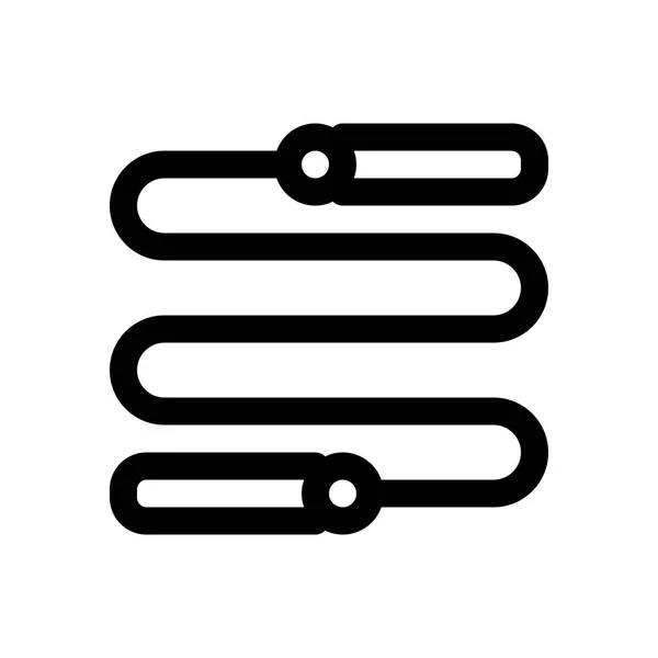 Touw springen mini line, pictogram — Stockvector