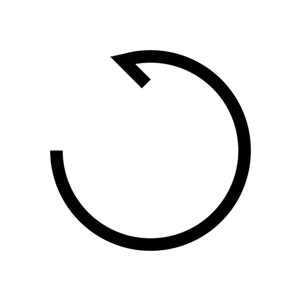 Flecha mini línea icono — Archivo Imágenes Vectoriales