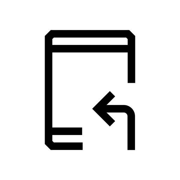 Tablet Mini Line, Symbol — Stockvektor