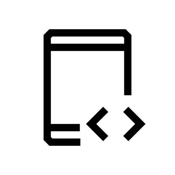 Tablet Mini Line, Symbol — Stockvektor