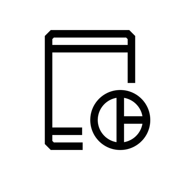 Tablet Mini Line, Symbol — Stockvektor