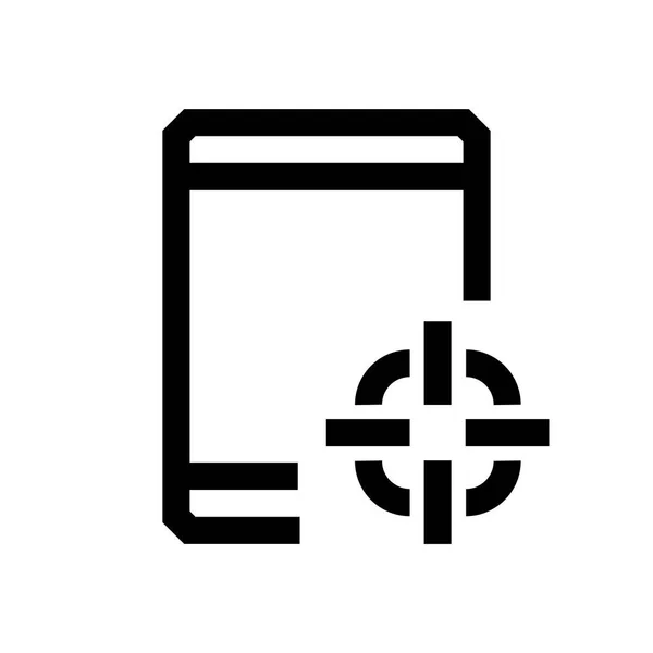 Tablet Mini Line, Symbol — Stockvektor