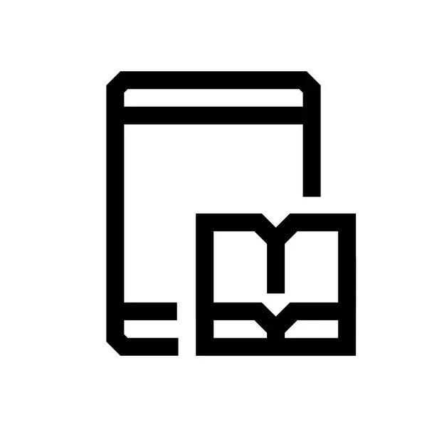 Tablet mini linie, ikona — Stockový vektor