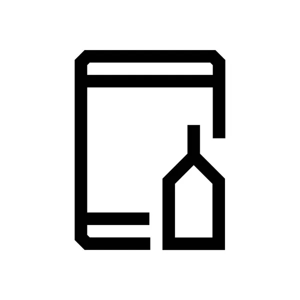 Tablet Mini Line, Symbol — Stockvektor