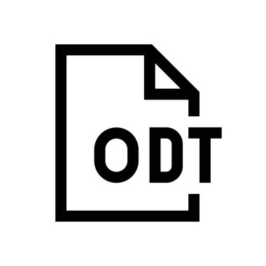 Dosya biçimi mini çizgi, simgesi