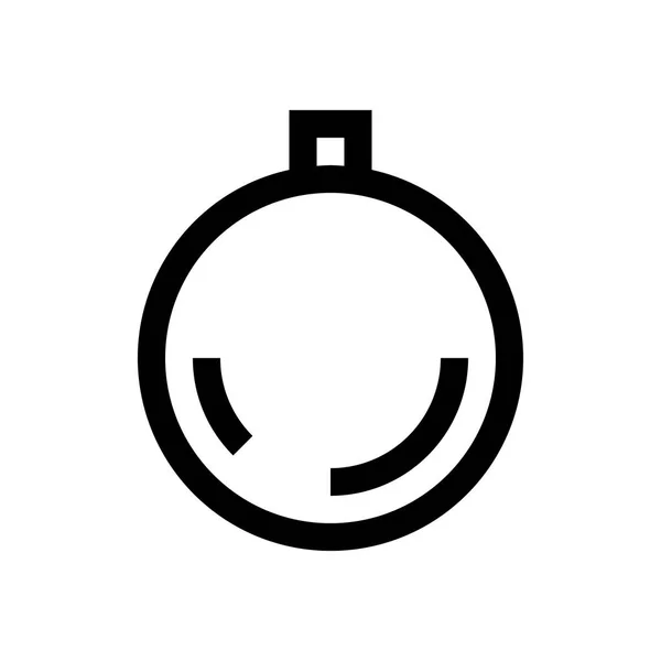 Nový rok mini line, ikona — Stockový vektor