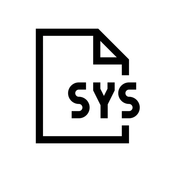 Minizeile im Dateiformat, Symbol — Stockvektor