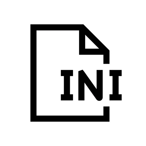 Formato de arquivo mini linha, ícone —  Vetores de Stock