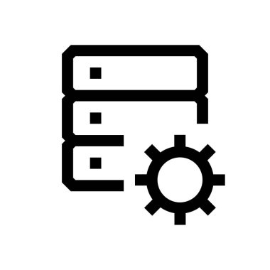 Veritabanı mini çizgi, simgesi