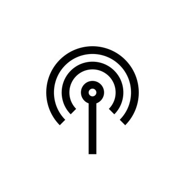 Kablosuz bağlantı mini çizgi, simgesi