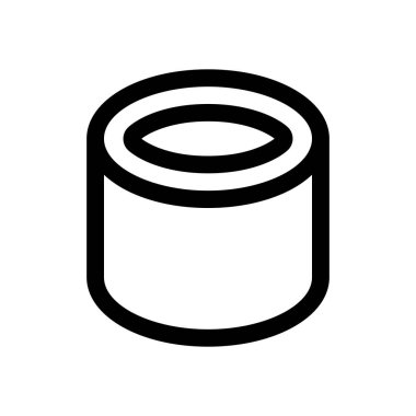 Üç boyutlu şekil mini çizgi, simgesi