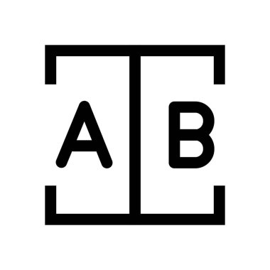 Test mini satırı Böl simgesi