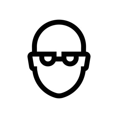 Erkek avatar mini çizgi, simgesi