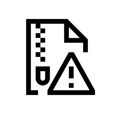 Sıkıştırılmış dosya mini satırı simgesi