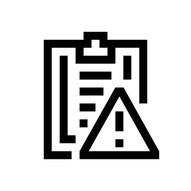 Ataş mini çizgi, simgesi