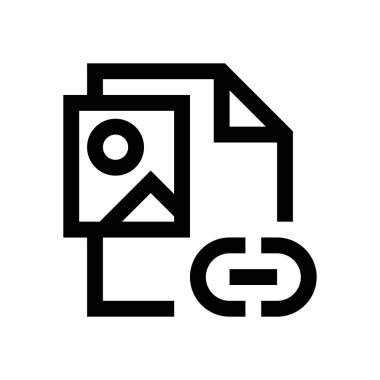 Resim dosyasını mini çizgi, simgesi