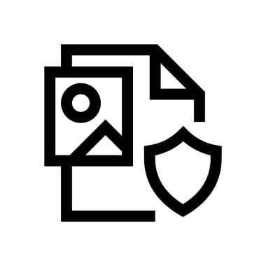 Resim dosyasını mini çizgi, simgesi