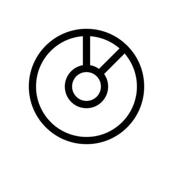 Chart, graphic mini line, icon — Stock Vector
