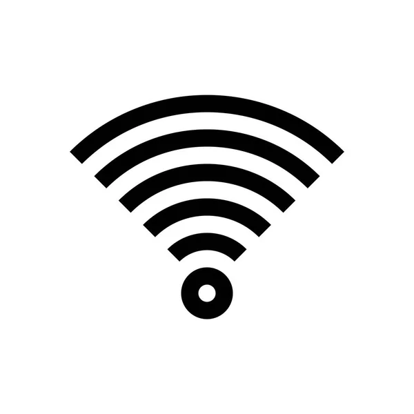 Wireless connection mini line, icon — Stock Vector