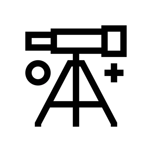 Telescopio mini línea, icono — Archivo Imágenes Vectoriales