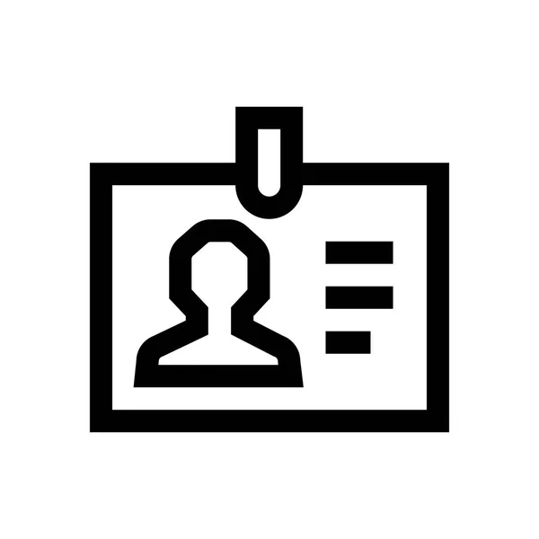 Profil, mini ligne avatar, icône — Image vectorielle