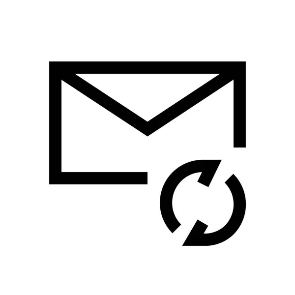 Пошта, міні-рядок електронної пошти, піктограма — стоковий вектор