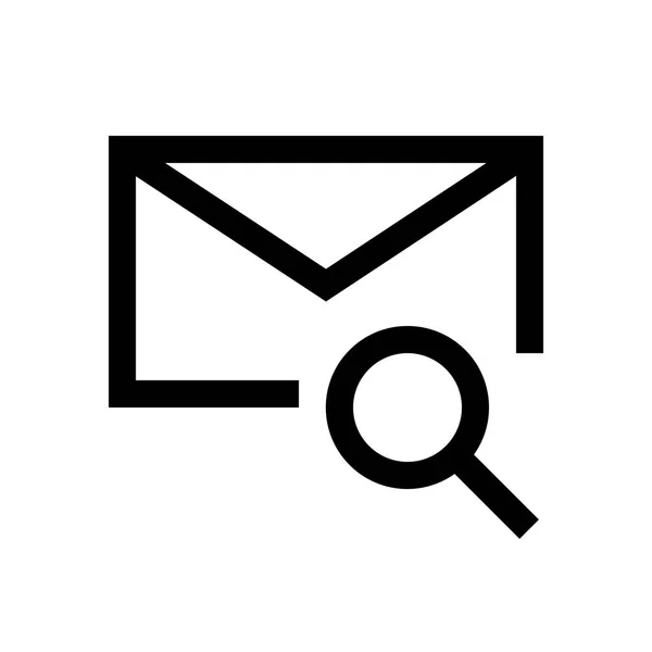 Correo, mini línea de correo electrónico, icono — Archivo Imágenes Vectoriales