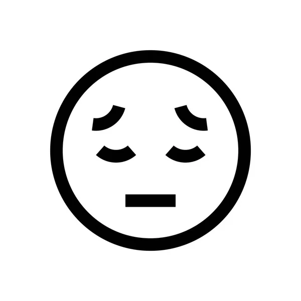 Emocja mini line, ikona — Wektor stockowy
