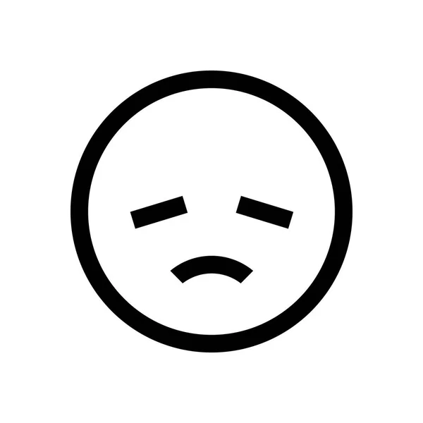 Emoción mini línea, icono — Vector de stock