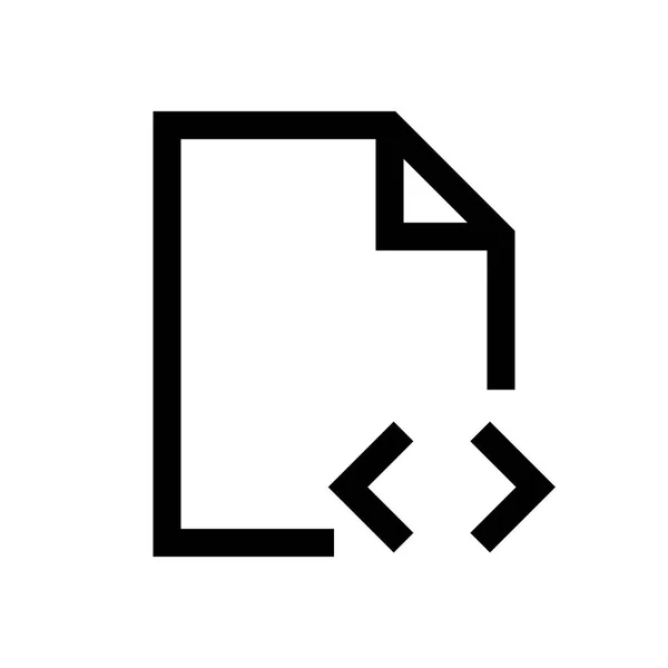 Mini línea de archivo, icono — Vector de stock