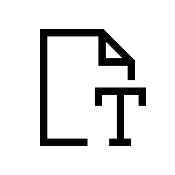 Bestand formaat mini lijn, pictogram — Stockvector