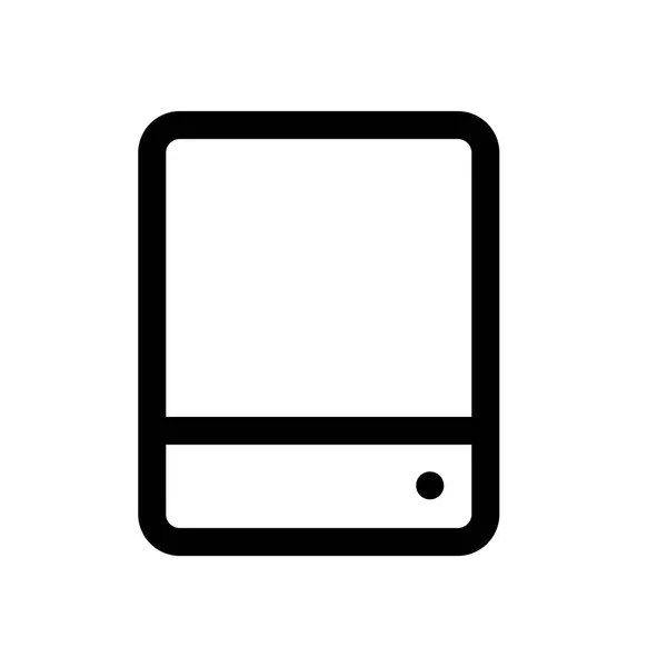 Soubor formátu mini linie, ikona — Stockový vektor