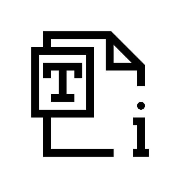Текстовый файл мини строка, значок — стоковый вектор