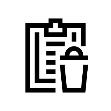 Ataş mini çizgi, simgesi