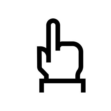 El jest mini çizgi, simgesi