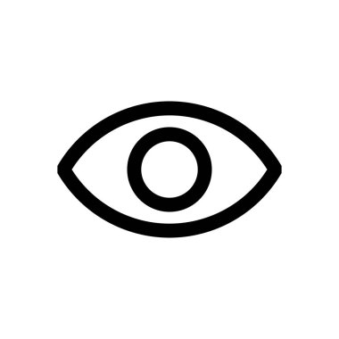 Göz mini çizgi, simgesi