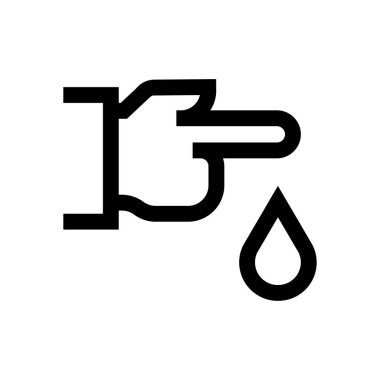 Kan testi mini çizgi, simgesi